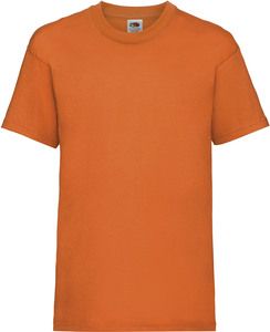 Fruit of the Loom SC221B - Camiseta de Algodón Niño (61-033-0) Naranja