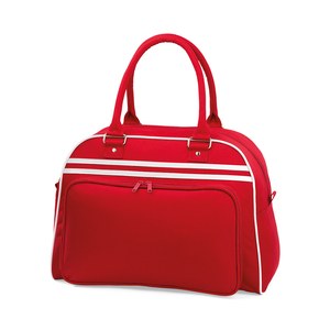 Bag Base BG75 - bolsa de bolos retro Classic Red/White