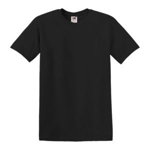 Fruit of the Loom SC61212 - Camiseta de Manga Corta HEAVY (61-212-0) Negro