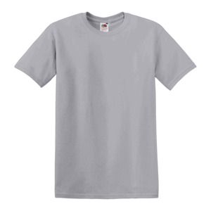 Fruit of the Loom SC61212 - Camiseta de Manga Corta HEAVY (61-212-0) Gris mezcla