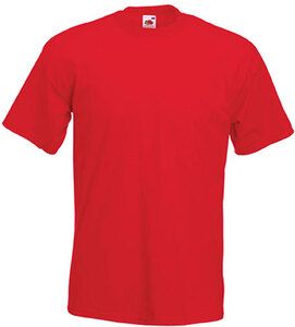 Fruit of the Loom SC61044 - Camiseta Super Premium (61-044-0) Rojo