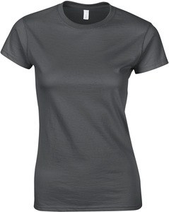 Gildan GI6400L - Camiseta de mujer 100 % algodón Charcoal