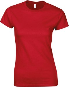 Gildan GI6400L - Camiseta de mujer 100 % algodón Rojo