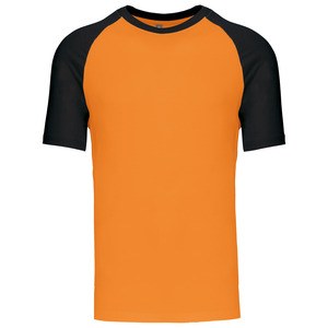 Kariban K330 - BASE BALL > Camiseta de Manga Corta Hombre Orange/Black