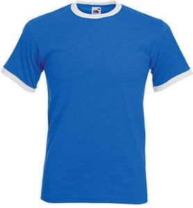 Fruit of the Loom SC61168 - Camiseta bicolor de hombre Royal Blue/White