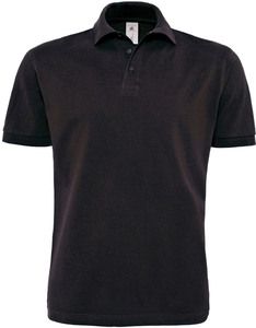 B&C CGHEA - Camiseta Polo Heavymill Negro
