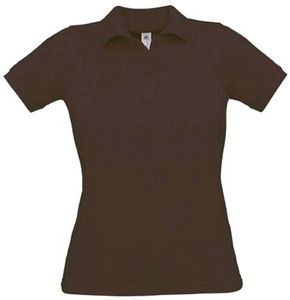 B&C CGPW455 - Camiseta Polo Safran Pure Marron oscuro
