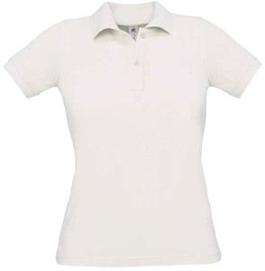 B&C CGPW455 - Camiseta Polo Safran Pure Blanco