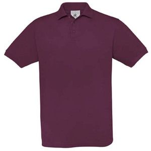 B&C CGSAF - Camiseta Polo Safran Borgoña