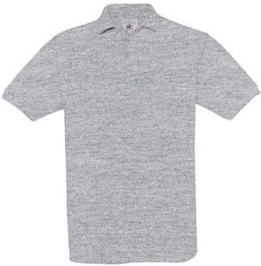 B&C CGSAF - Camiseta Polo Safran Gris mezcla