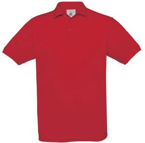 B&C CGSAF - Camiseta Polo Safran Rojo