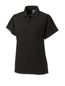Russell RU569F - Polo Classic Cotton Para Mujeres Negro