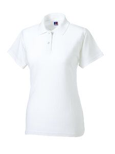 Russell RU569F - Polo Classic Cotton Para Mujeres Blanco
