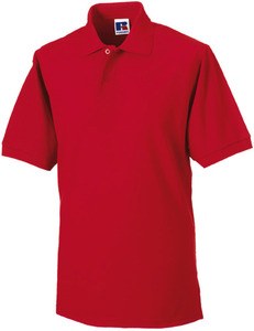 Russell RU599M - Polo Heardwearing Polycotton Classic Red