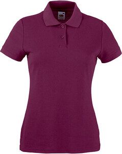 Fruit of the Loom SC63212 - Polo Ladyfit 65/35 (63-212-0) Borgoña