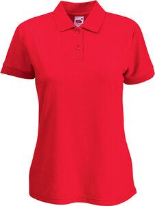 Fruit of the Loom SC63212 - Polo Ladyfit 65/35 (63-212-0) Rojo