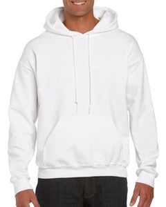 Gildan GI18500 - Sudadera con Capucha Hombres Blanco