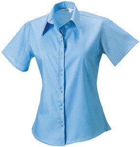 Russell Collection RU957F - CAMISA ULTIMATE NON-IRON EN MANGA CORTA Bright Sky