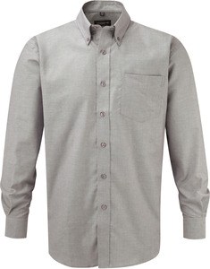 Russell Collection RU932M - Camisa Oxford En Manga Larga Y De Fácil Cuidado