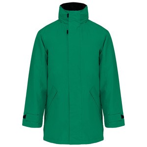 Kariban K677 - PARKA - DE FORRO ACOLCHADO Verde pradera