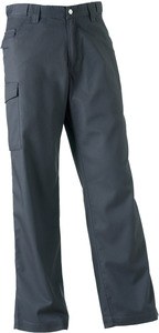 Russell RU001M - Pantalones de sarga de Policotton Convoy Grey