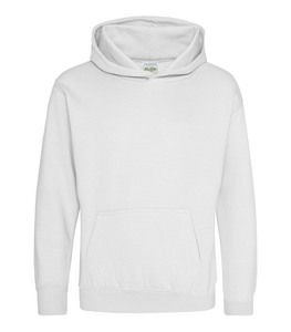 AWDIS JUST HOODS JH01J - Sudadera con capucha para niños Arctic White