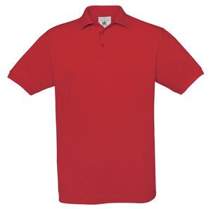 B&C BA301 - Camisa Polo Safran Rojo