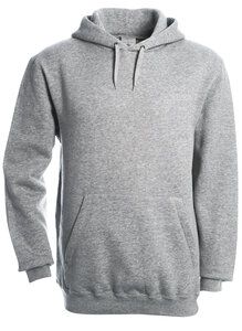 B&C BA420 - Sudadera con Capucha Gris mezcla