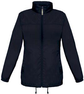 B&C B601F - Chaqueta cortavientos mujer Sirocco Marina