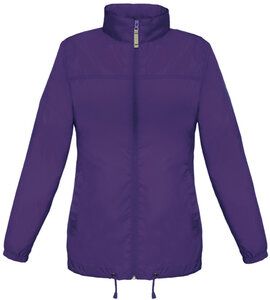 B&C B601F - Chaqueta cortavientos mujer Sirocco Púrpura