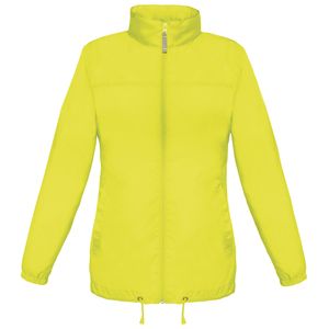 B&C B601F - Chaqueta cortavientos mujer Sirocco Ultra Yellow