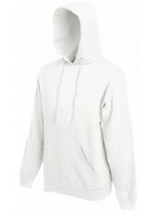 Fruit of the Loom SS224 - Sudadera con capucha Classic 80/20 Blanco