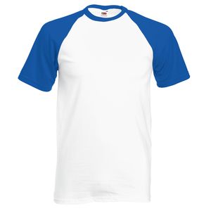 Fruit of the Loom SS026 - Camiseta Baseball de manga corta