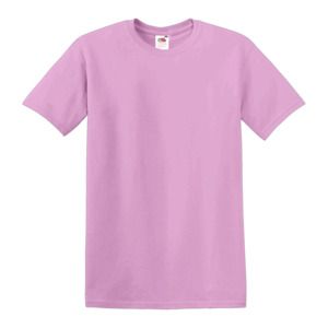 Fruit of the Loom SS030 - Camiseta Valueweight Luz de color rosa