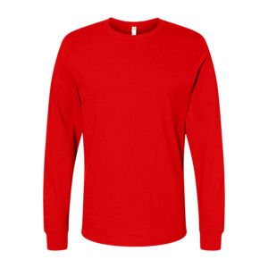 Fruit of the Loom SS200 - Camiseta set-in Classic 80/20 Rojo