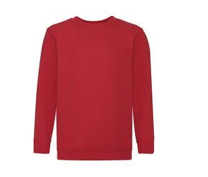 Fruit of the Loom SS201 - Camiseta set-in Classic 80/20 Rojo