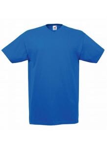 Fruit of the Loom SS034 - Camiseta Valueweight de cuello en V Azul royal