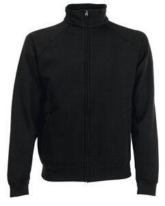 Fruit of the Loom SS226 - Chaqueta Sudadera Classic 80/20 Negro