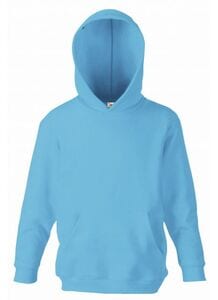 Fruit of the Loom SS273 - Sudadera con capucha Classic 80/20 Azure Blue