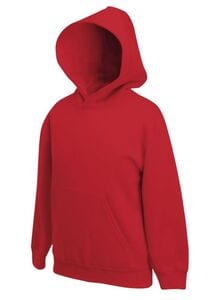 Fruit of the Loom SS273 - Sudadera con capucha Classic 80/20 Rojo