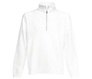 Fruit of the Loom SS830 - Sudadera con cremallera Premium 70/30 Blanco