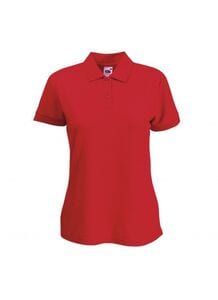 Fruit of the Loom SS212 - Camisa Polo Performance Rojo