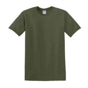 Gildan GD005 - Camiseta para adultos de algodón grueso Verde Militar
