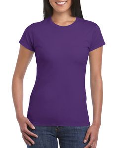 Gildan GD072 - Camiseta Softstyle™ para mujeres de algodón hilado en anillo Púrpura