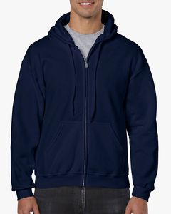 Gildan GD058 - Sudadera HeavyBlend™ con capucha y cremallera completa Marina