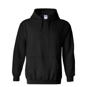 Gildan GD057 - Sudadera Capucha Hombre HeavyBlend Negro