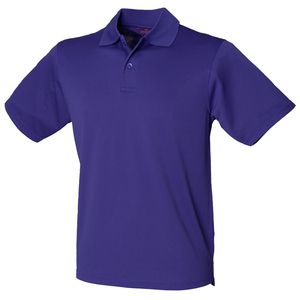 Henbury HB475 - Camisa Polo Coolplus® Bright Purple
