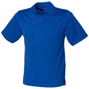 Henbury HB475 - Camisa Polo Coolplus® Real Azul