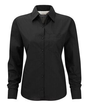 Russell J934F - Camisa popelina manga larga mujer