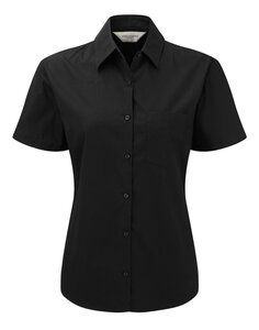 Russell J937F - Camisa popelina de manga corta  Negro